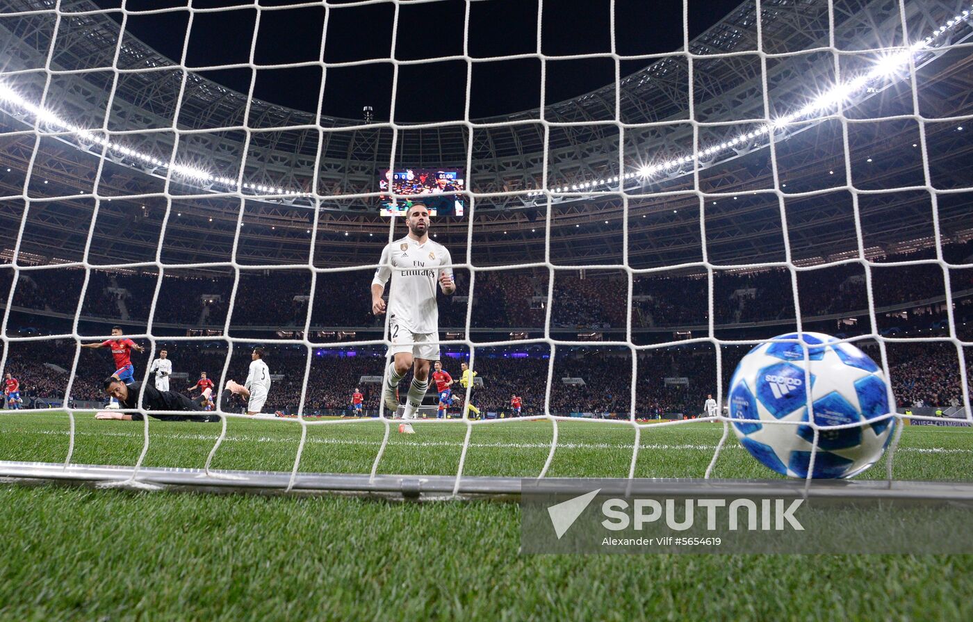 Russia Soccer Champions League CSKA - Real