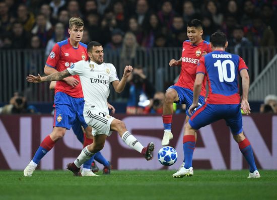Russia Soccer Champions League CSKA - Real