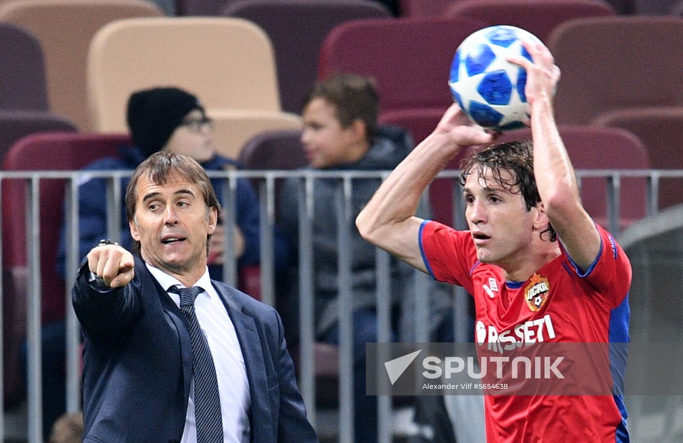 Russia Soccer Champions League CSKA - Real