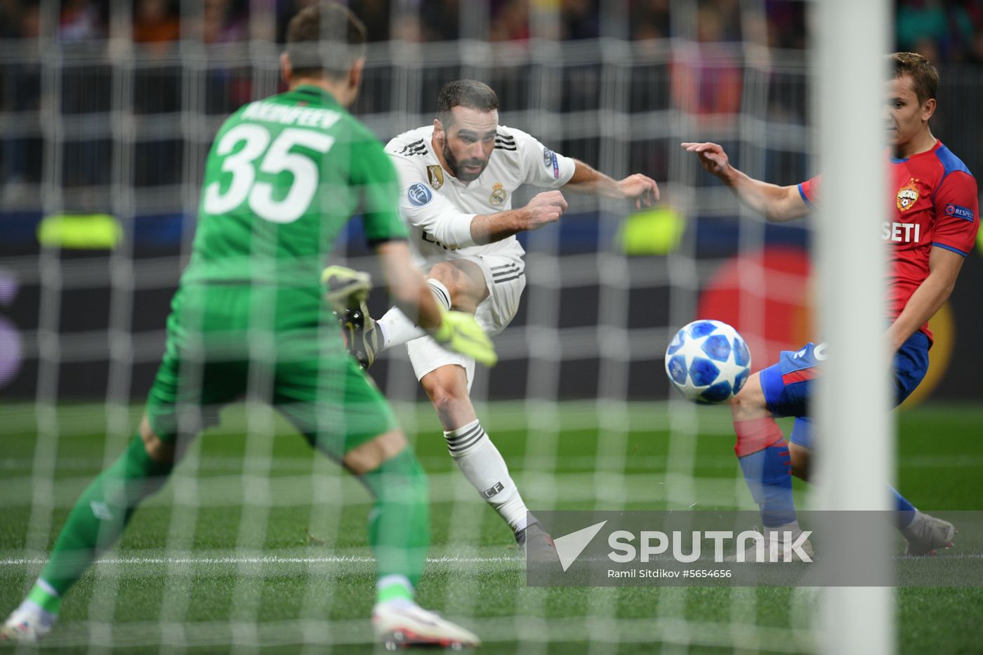 Russia Soccer Champions League CSKA - Real