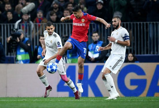 Russia Soccer Champions League CSKA - Real