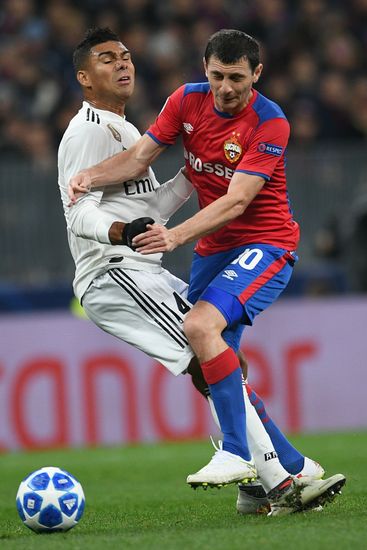 Russia Soccer Champions League CSKA - Real