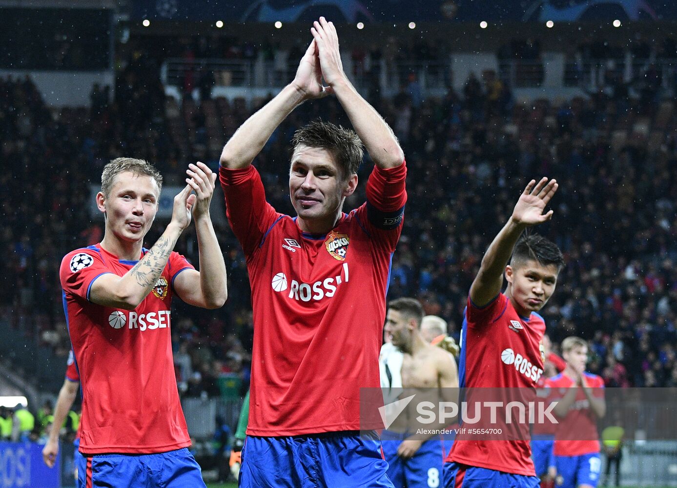 Russia Soccer Champions League CSKA - Real
