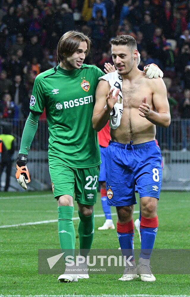 Russia Soccer Champions League CSKA - Real