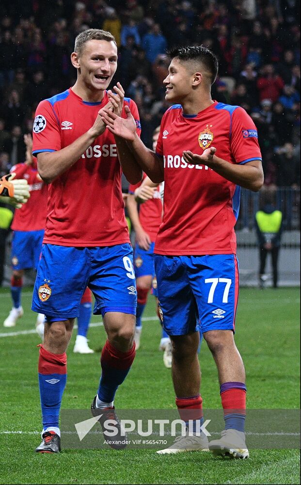 Russia Soccer Champions League CSKA - Real