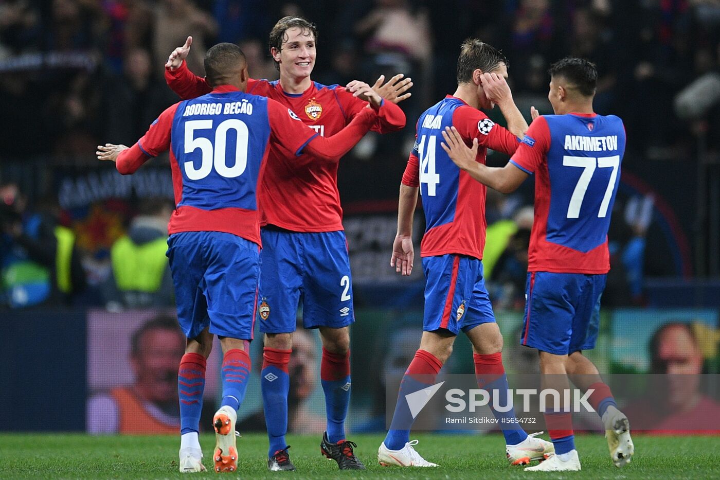 Russia Soccer Champions League CSKA - Real