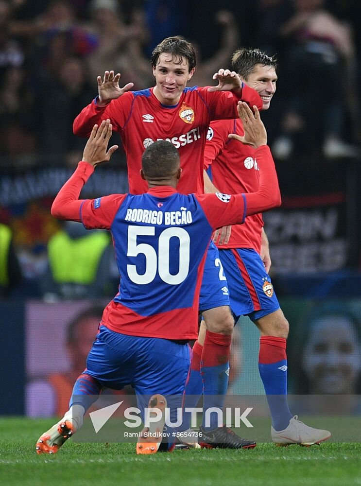 Russia Soccer Champions League CSKA - Real