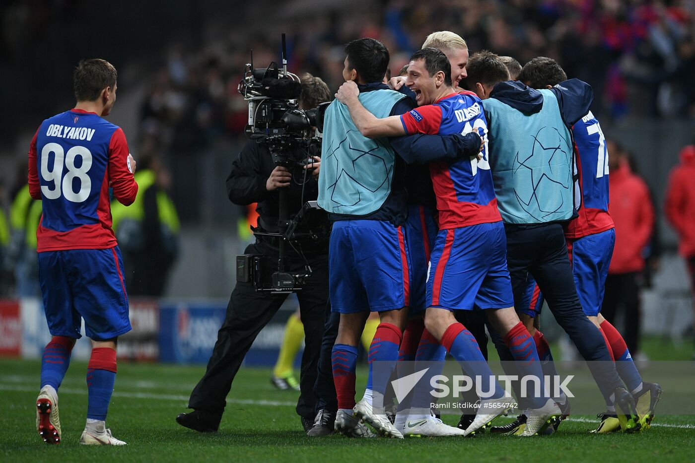 Russia Soccer Champions League CSKA - Real