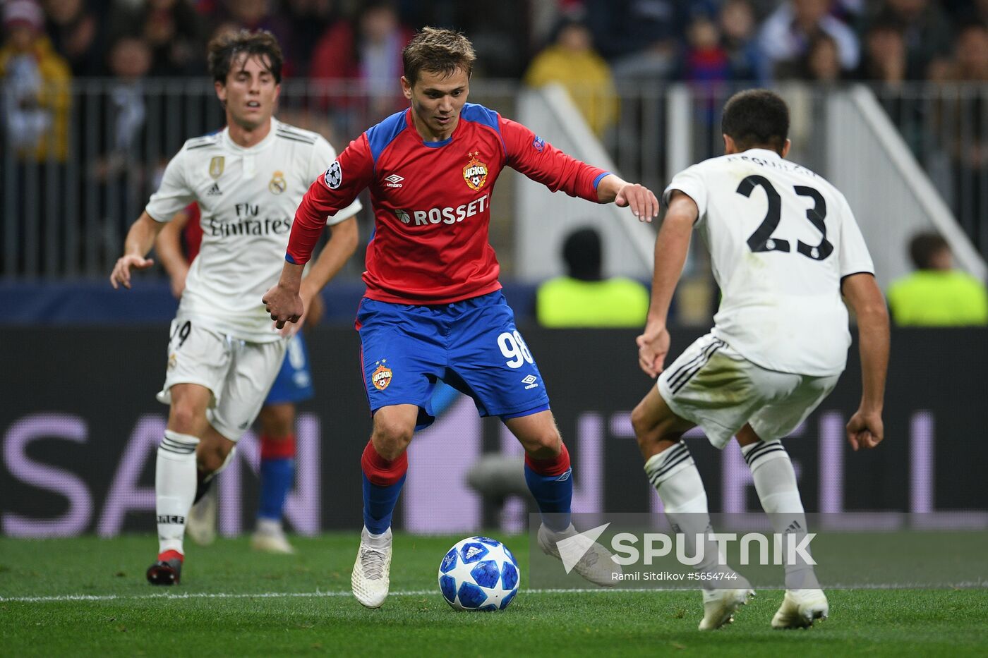 Russia Soccer Champions League CSKA - Real