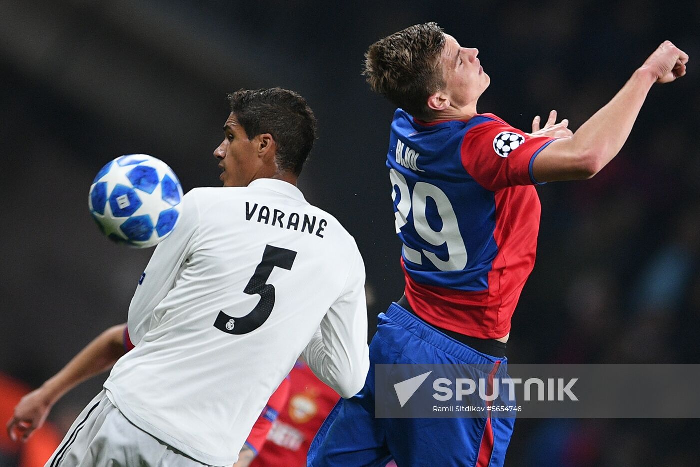 Russia Soccer Champions League CSKA - Real
