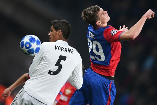 Russia Soccer Champions League CSKA - Real