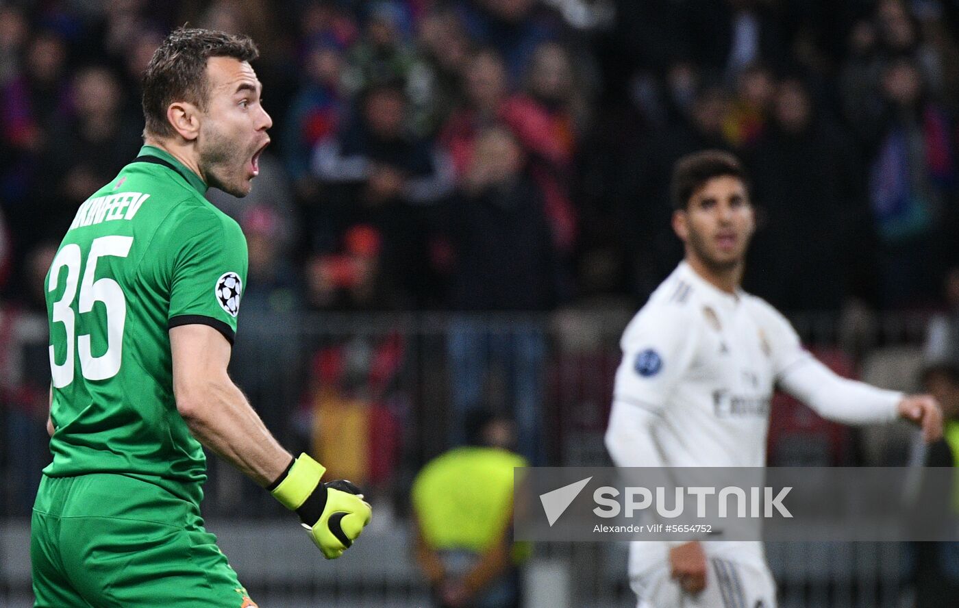 Russia Soccer Champions League CSKA - Real