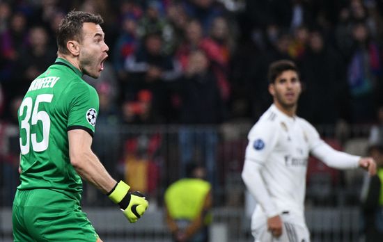 Russia Soccer Champions League CSKA - Real