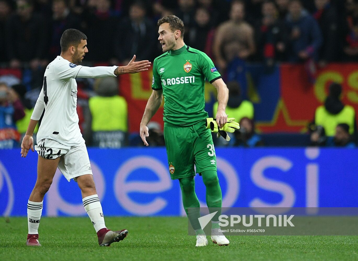 Russia Soccer Champions League CSKA - Real