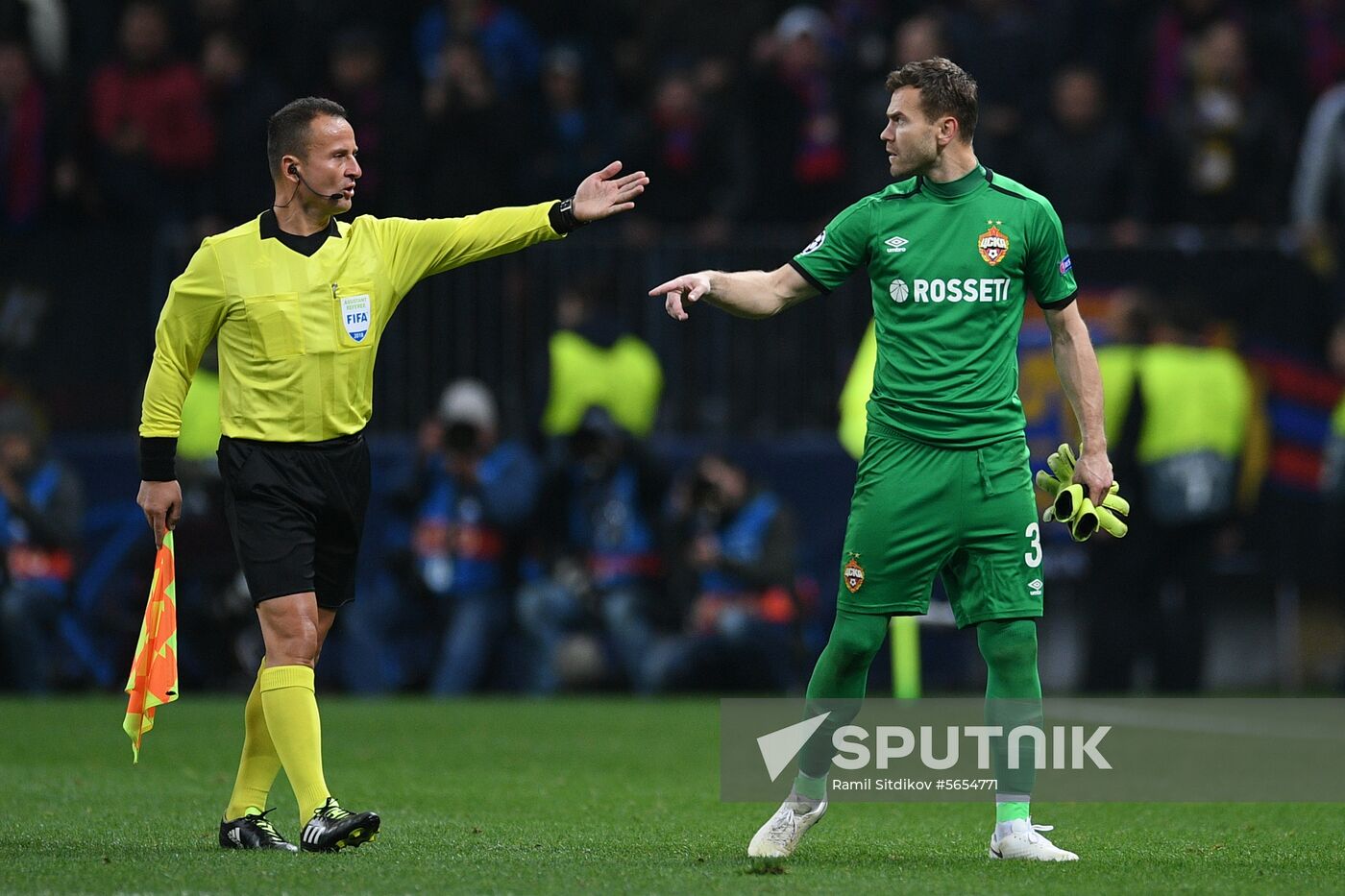 Russia Soccer Champions League CSKA - Real