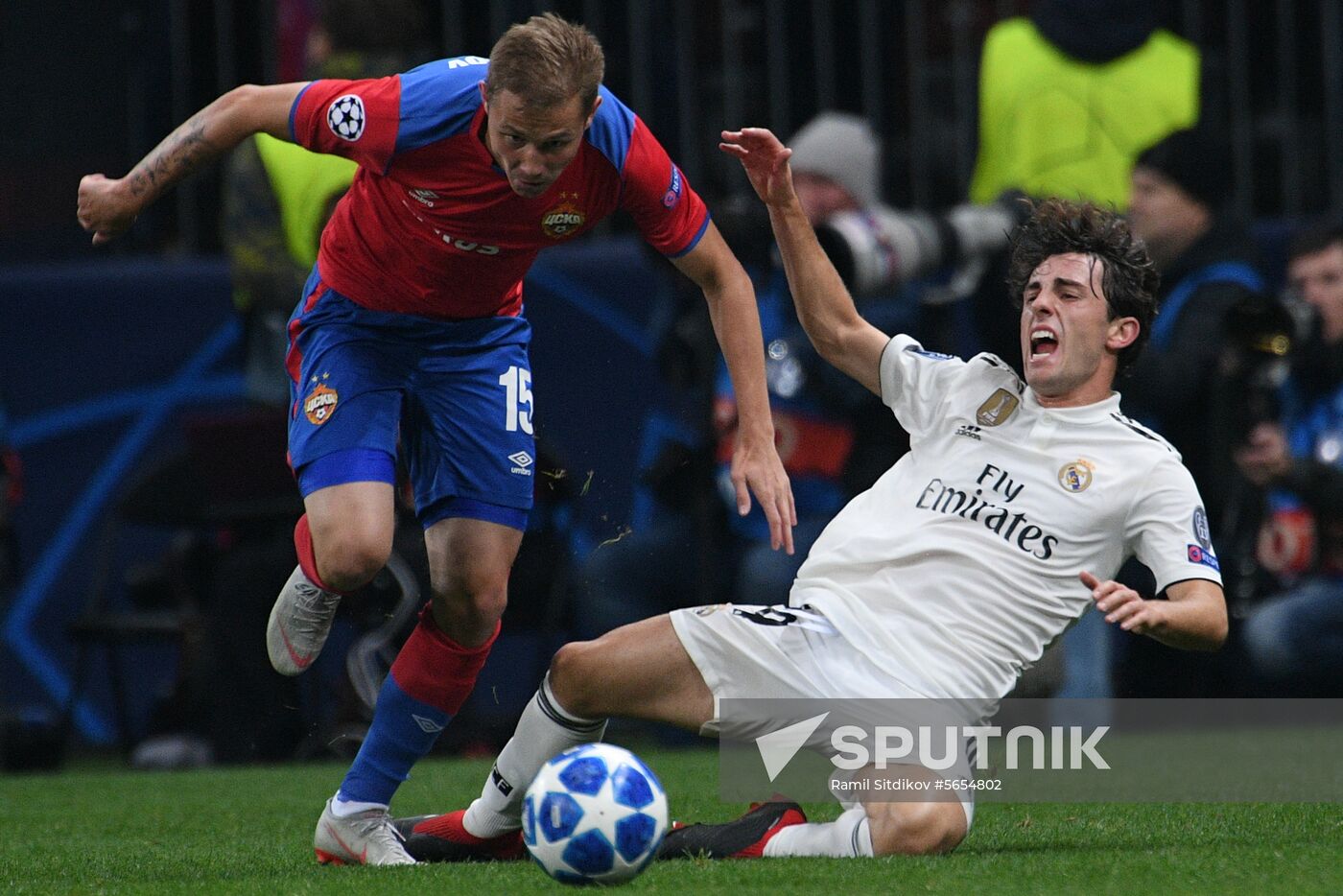 Russia Soccer Champions League CSKA - Real
