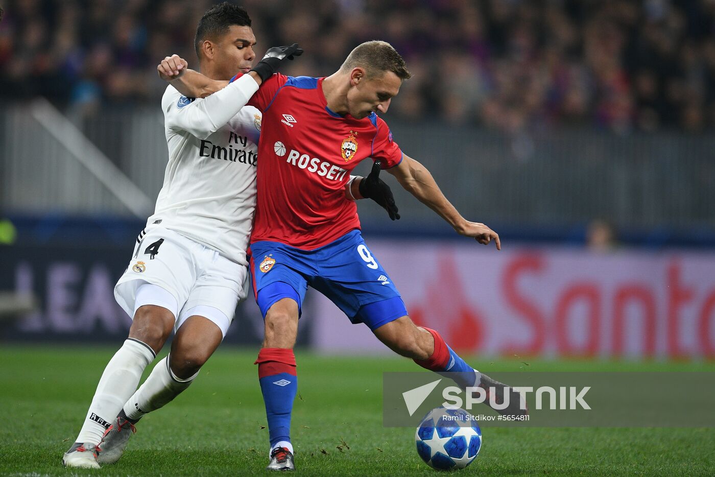 Russia Soccer Champions League CSKA - Real