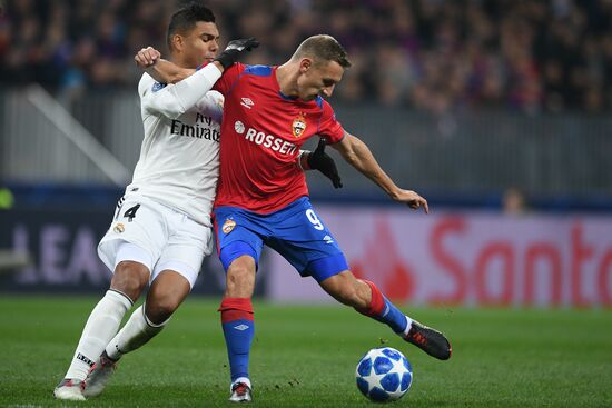 Russia Soccer Champions League CSKA - Real