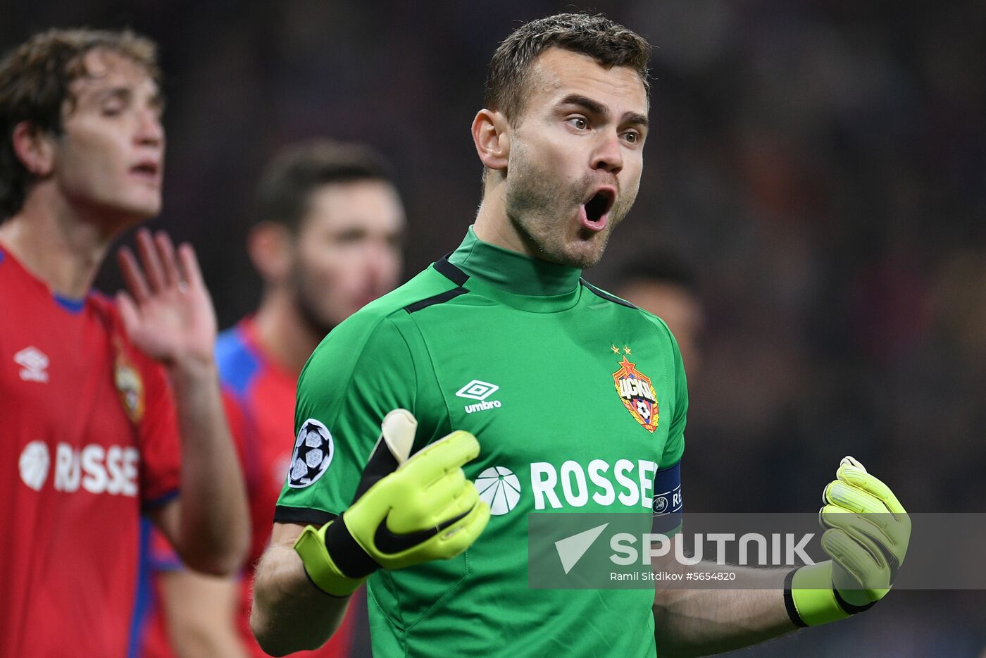 Russia Soccer Champions League CSKA - Real