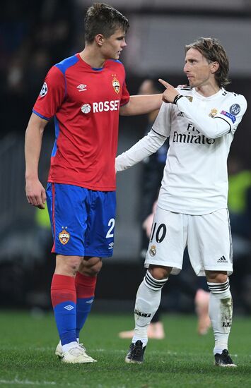 Russia Soccer Champions League CSKA - Real