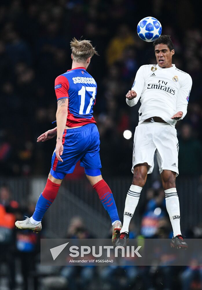 Russia Soccer Champions League CSKA - Real
