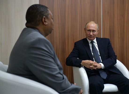 President Vladimir Putin attends Russian Energy Week
