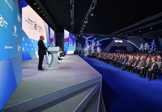 President Vladimir Putin attends Russian Energy Week