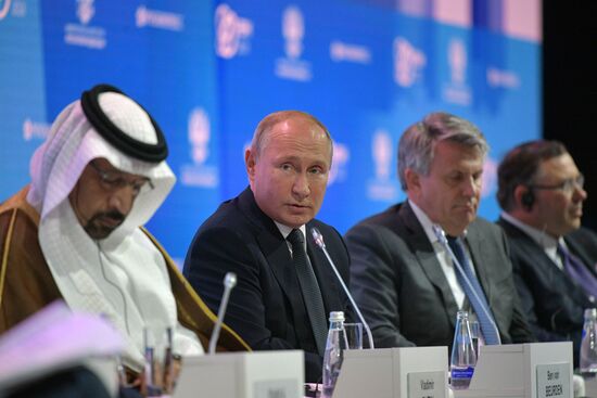 President Vladimir Putin attends Russian Energy Week