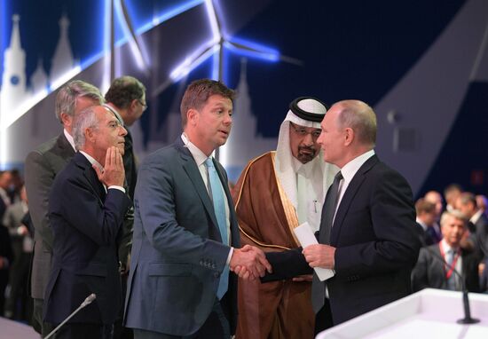 President Vladimir Putin attends Russian Energy Week