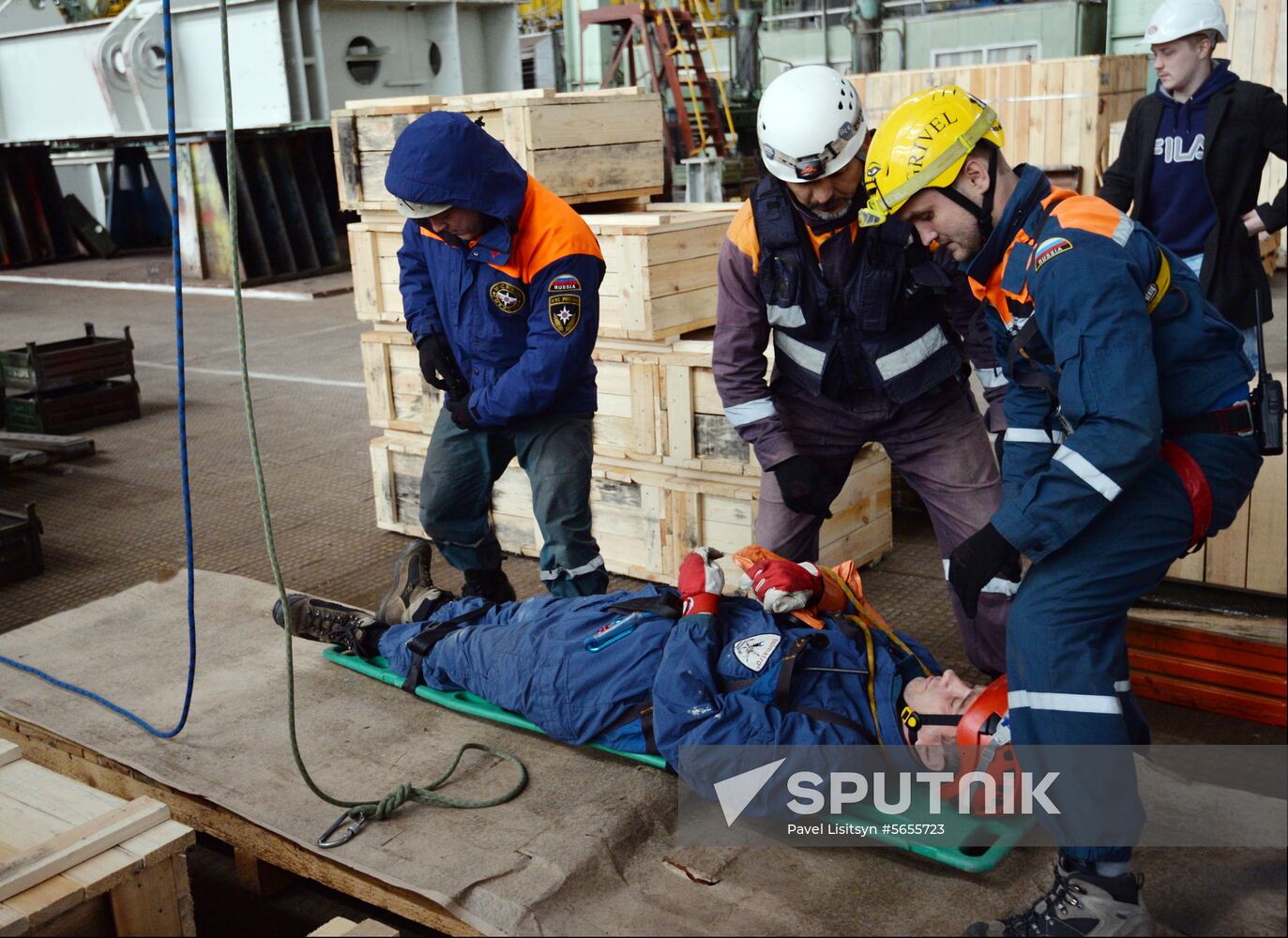 Russia Emergency Situations Drills