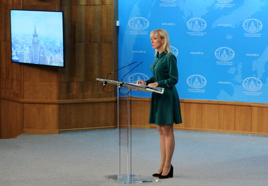 Russia Zakharova Briefing