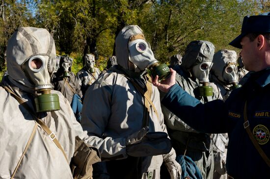Russia Emergency Situations Drills