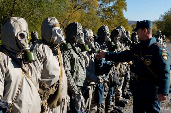 Russia Emergency Situations Drills