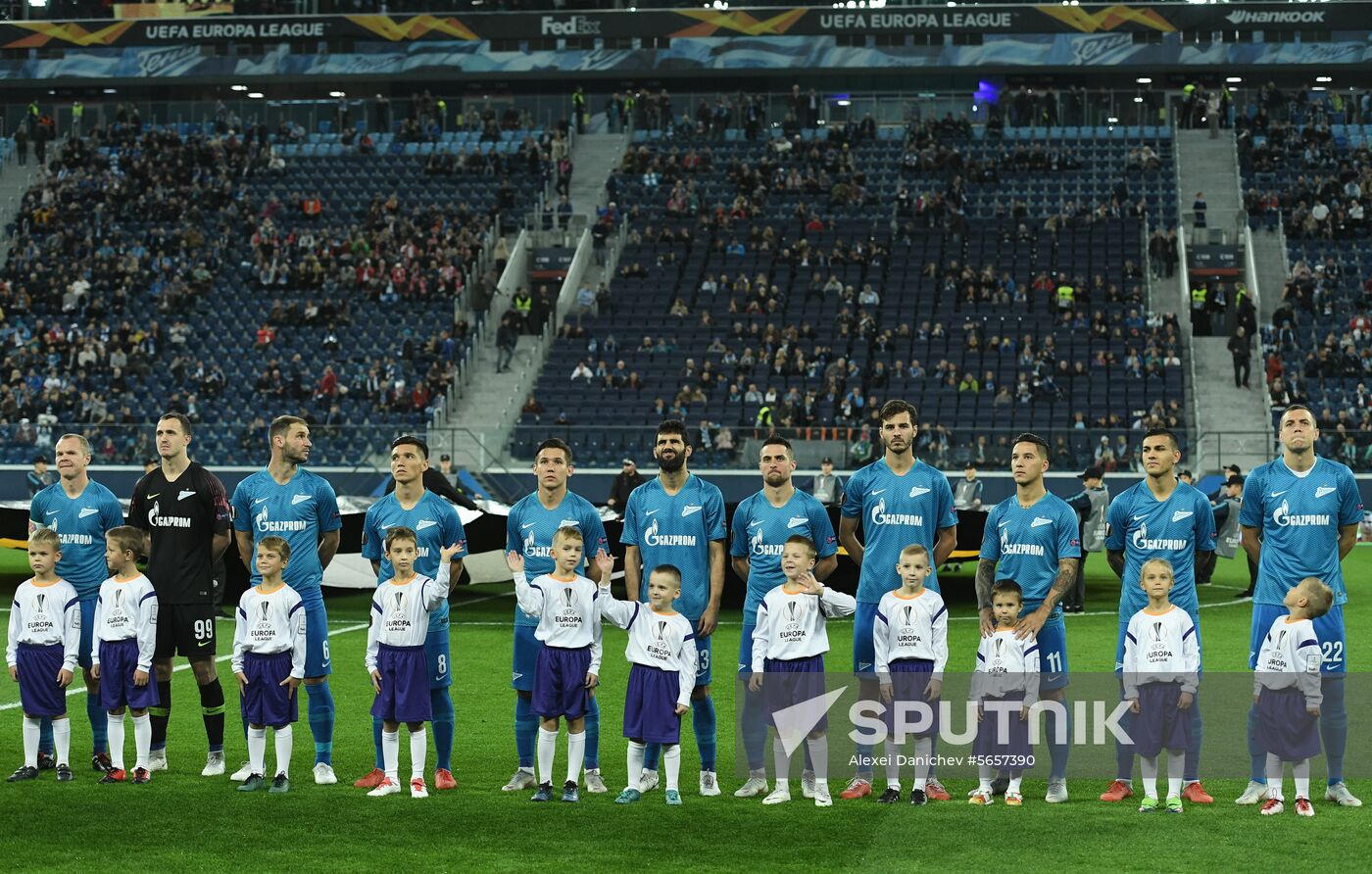 Russia Europa League Zenit - Slavia