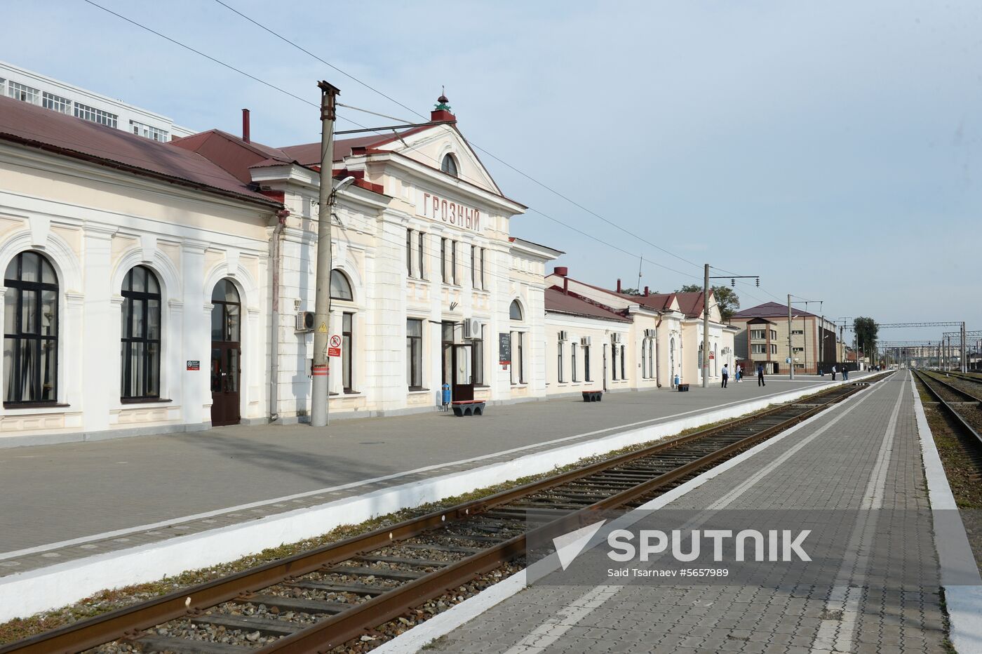 Golden Eagle train arrives in Grozny