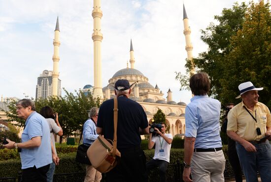 Golden Eagle train arrives in Grozny