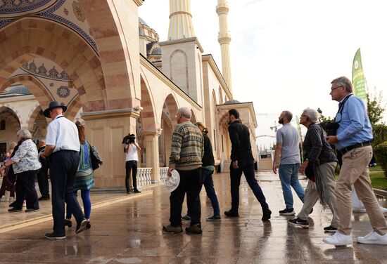 Golden Eagle train arrives in Grozny