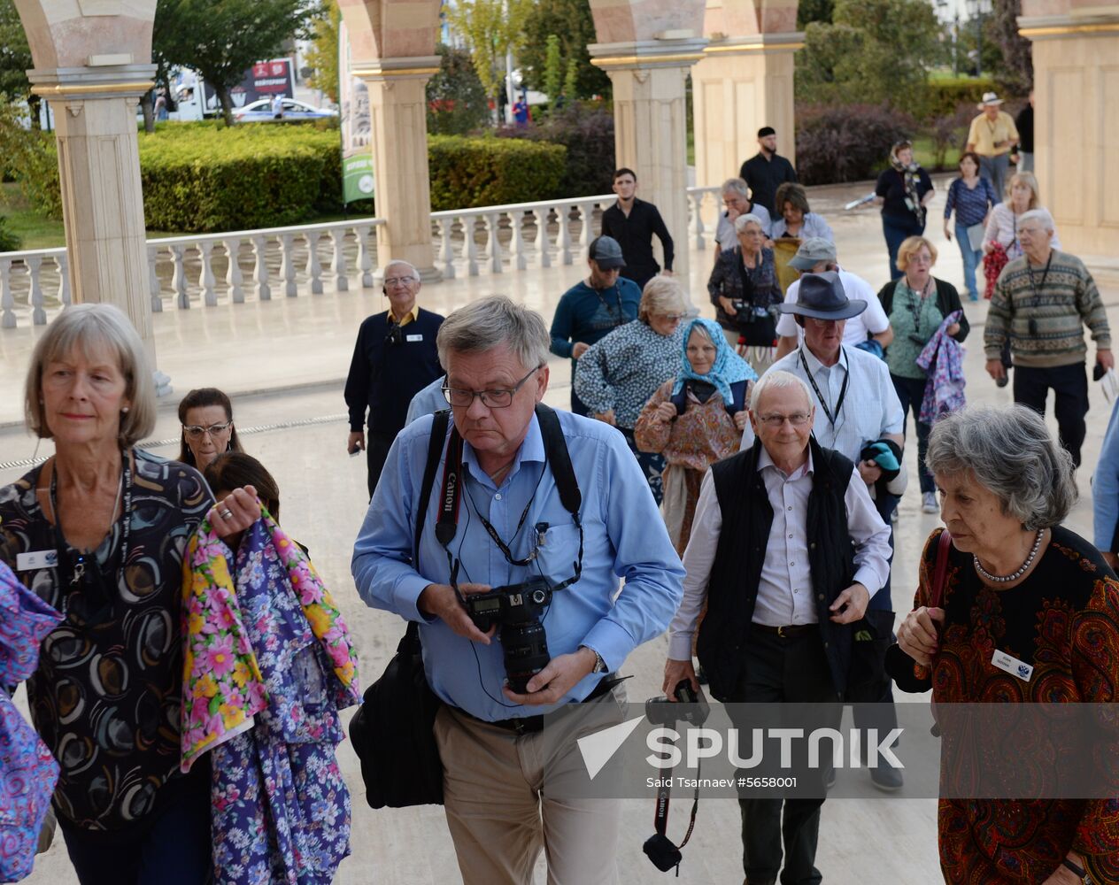 Golden Eagle train arrives in Grozny