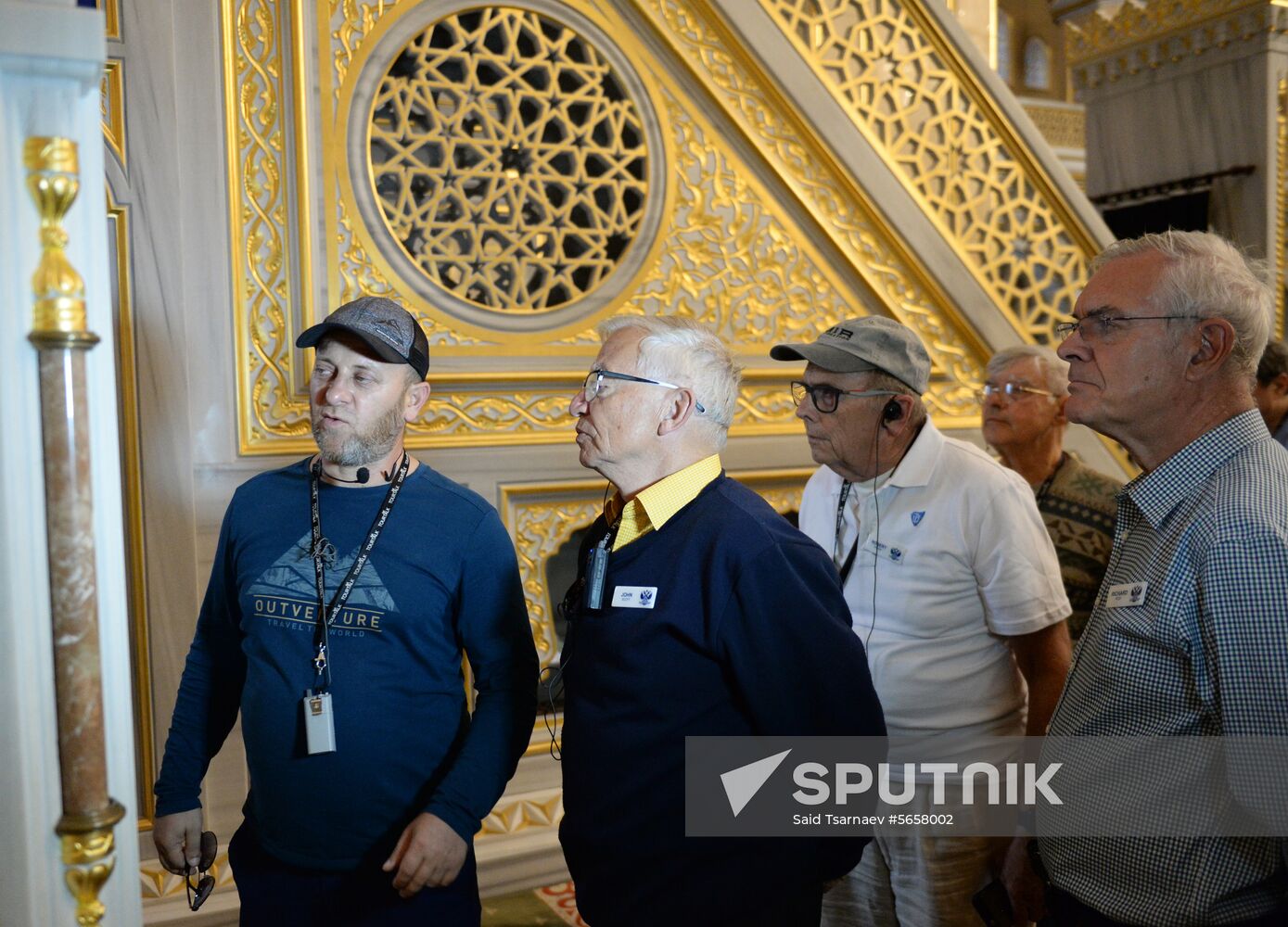 Golden Eagle train arrives in Grozny