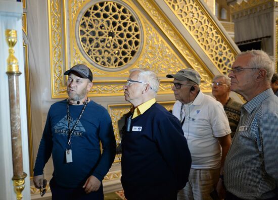 Golden Eagle train arrives in Grozny