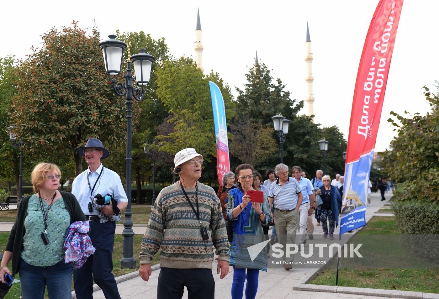Golden Eagle train arrives in Grozny