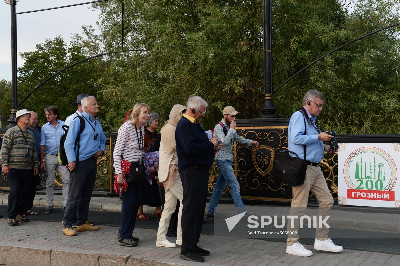 Golden Eagle train arrives in Grozny