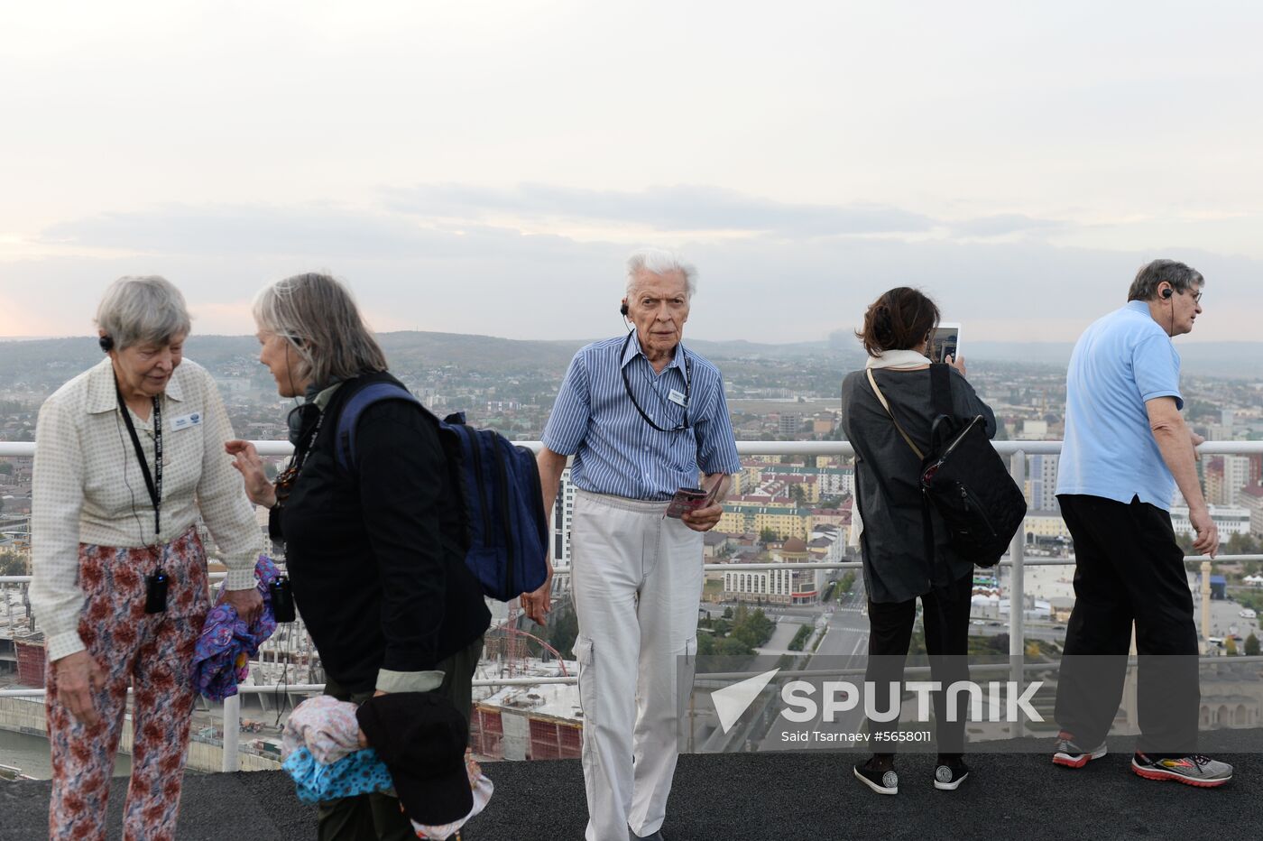 Golden Eagle train arrives in Grozny