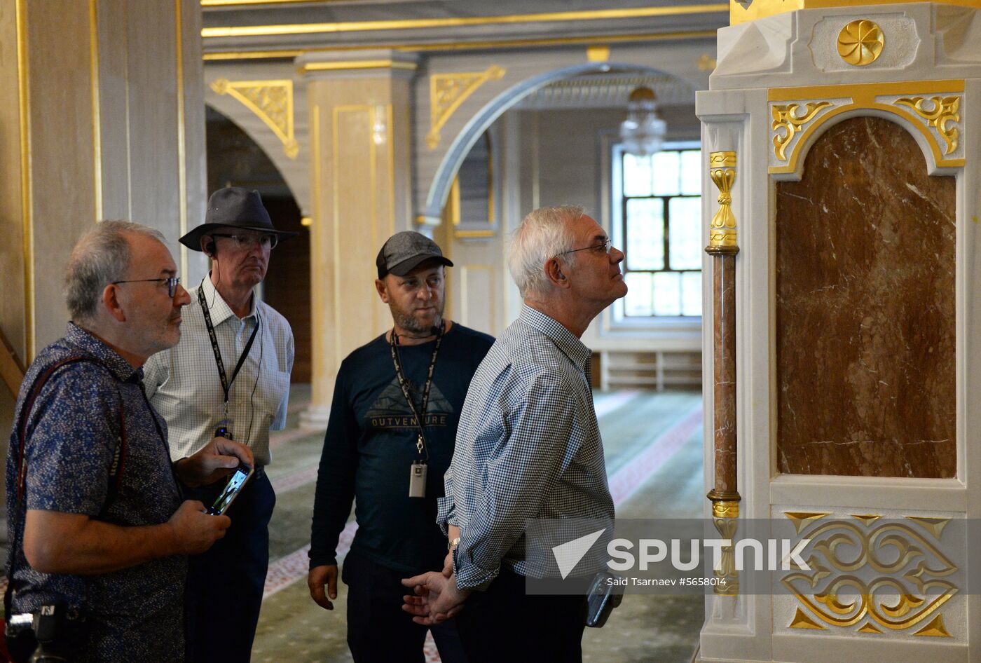 Golden Eagle train arrives in Grozny