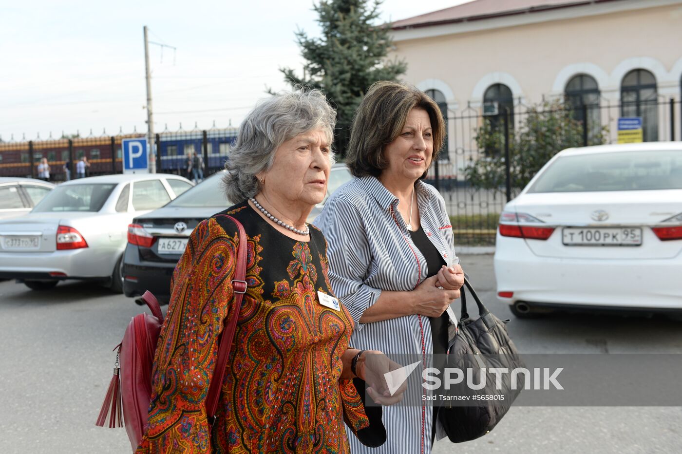Golden Eagle train arrives in Grozny