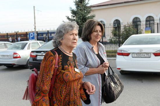 Golden Eagle train arrives in Grozny