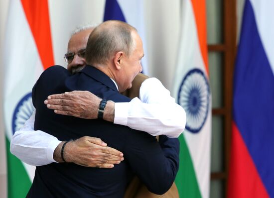 President Vladimir Putin's official visit to India. Day two