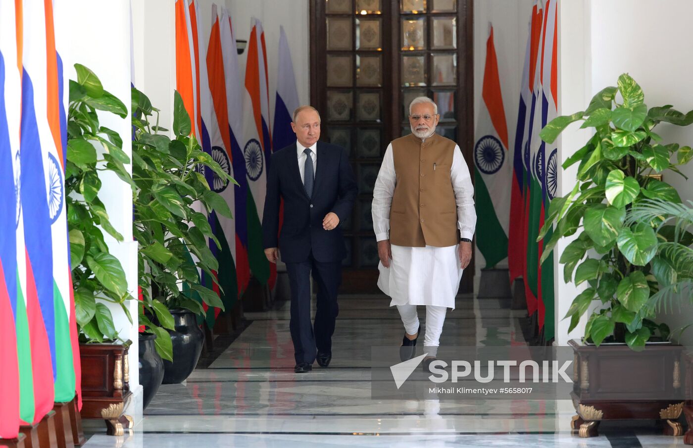 President Vladimir Putin's official visit to India. Day two