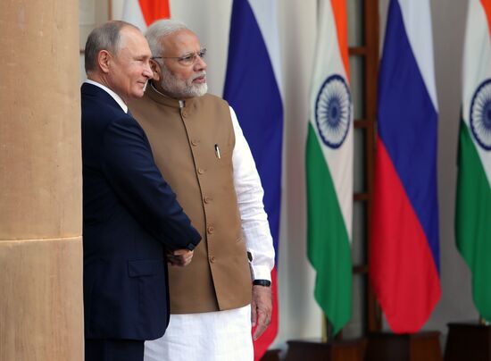 President Vladimir Putin's official visit to India. Day two