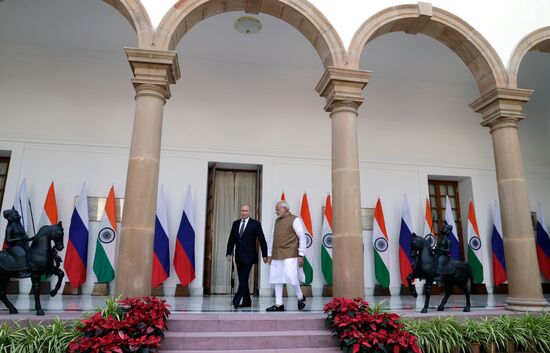 President Vladimir Putin's official visit to India. Day two
